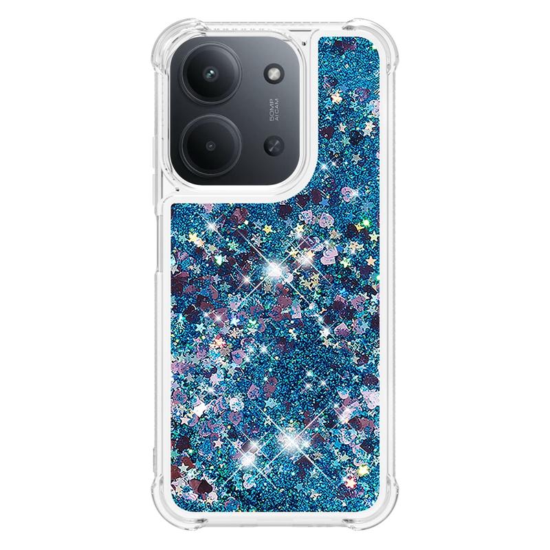 Pro Xiaomi Redmi 15C Pouzdro Redmi15C Třpytivé Tekuté Písky Dynamické Pouzdro na Telefon pro Funda Xiaomi Redmi 15c 4G 5G Kryt Coque