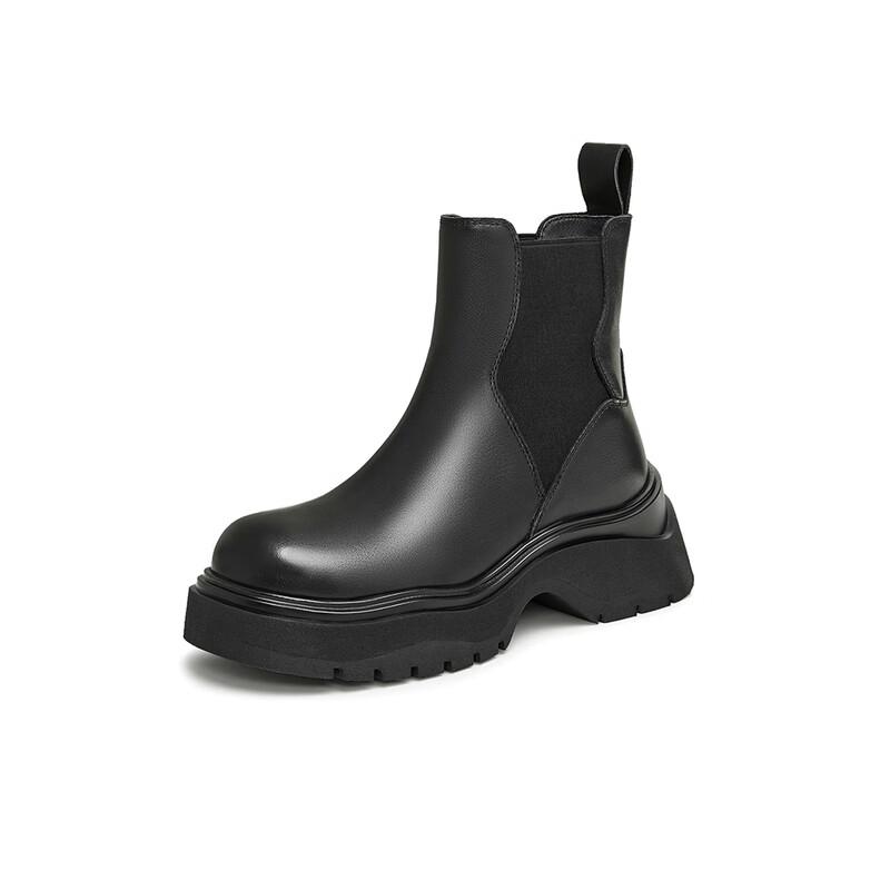 TATA Women s Fashion Thick-Soled Chelsea Boots 39