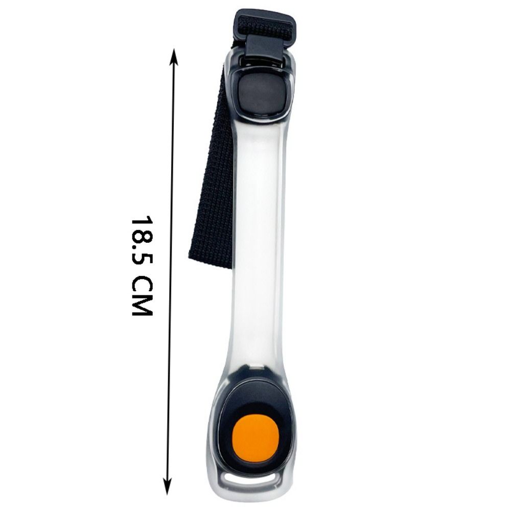 Adjustable Running Arm Belt Plastic PVC Luminous Bracelet  Outdoor Sports Night