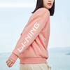 Li Ning Training Series Logo Print Warm Fleece Loose Pullover Sweatshirt Unisex Sweatshirt Orange Pink AWDRF44-4