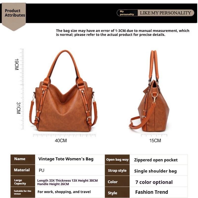 Damentasche Modisch Langlebig Große Handtasche Schulter Crossbody Damen