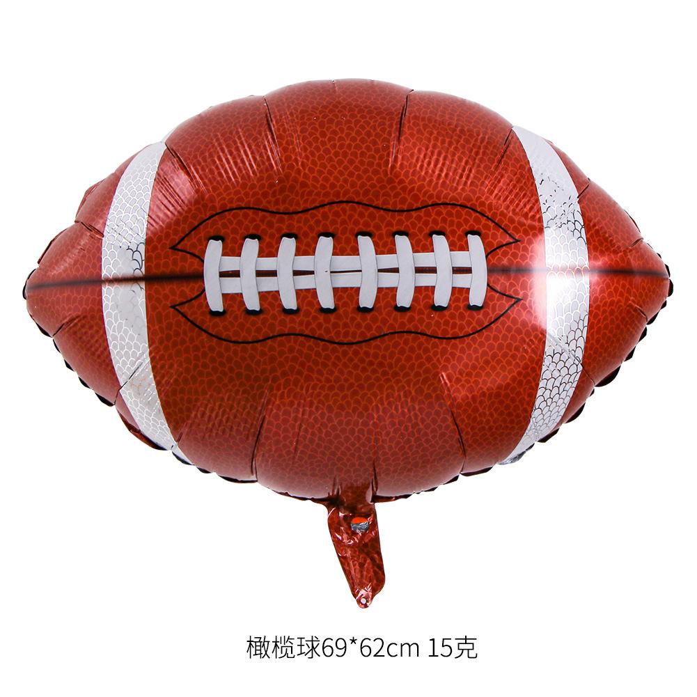 18 Inch Black And White Football Balloon Football Basketball Balloon Baseball Sports Aluminum Film Balloon European Cup Decorative Props