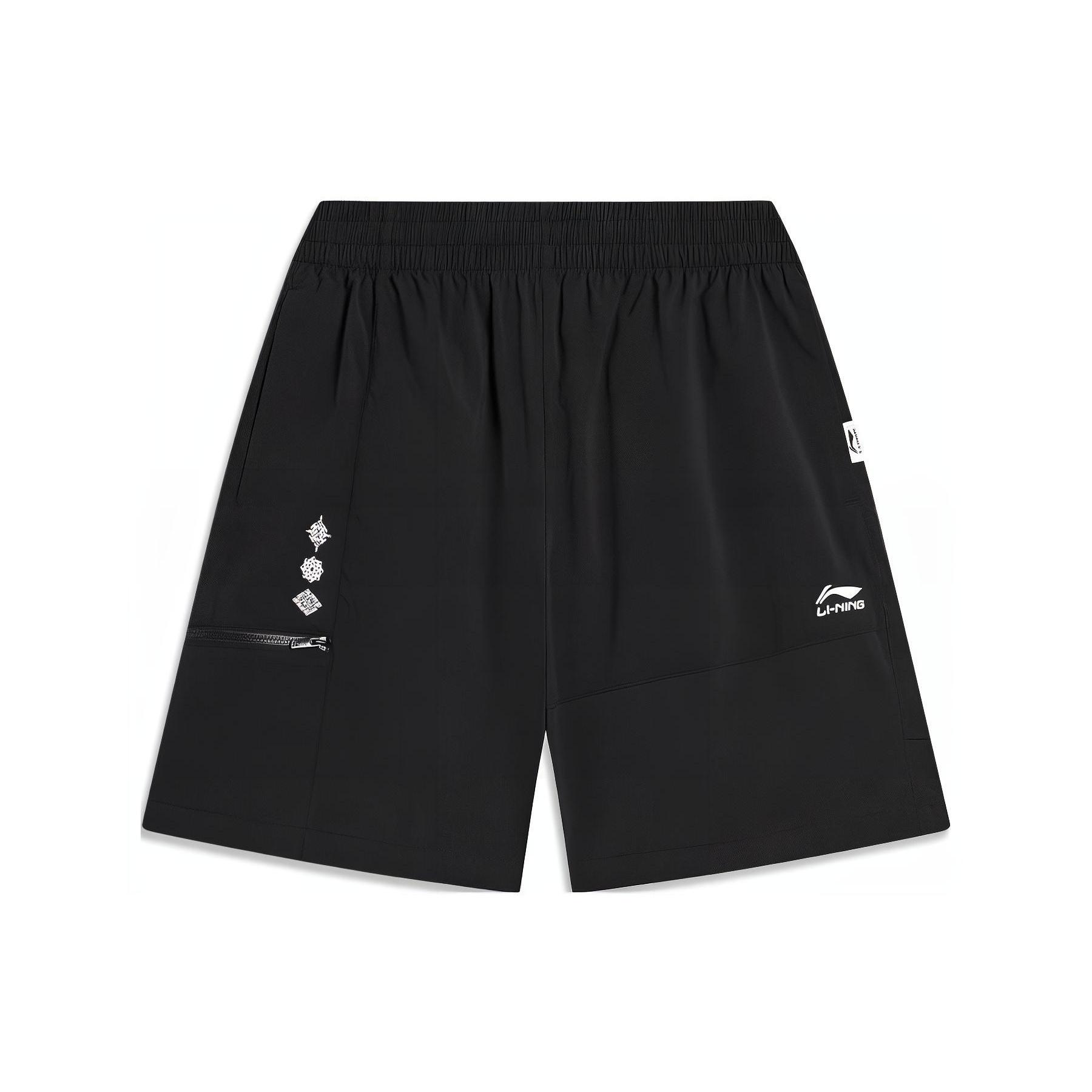 Li-Ning Chinese Culture Graphic Shorts Black Men s AKST421-2 M