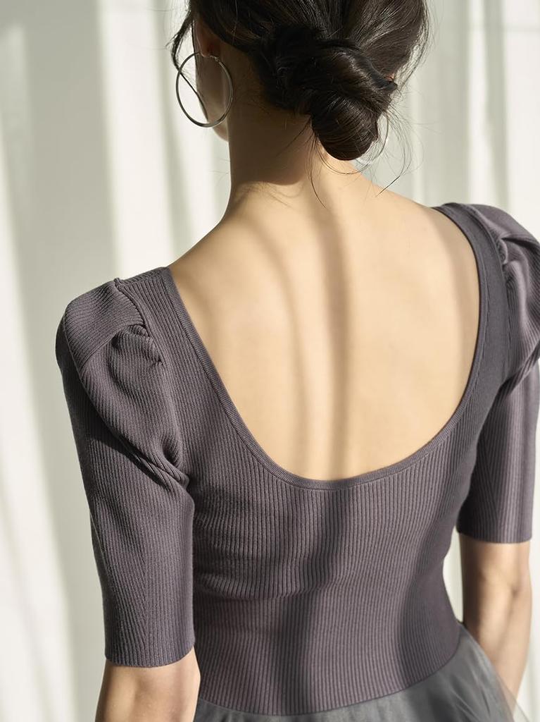 Snidel Chacott Mini Dress SWNO251249 GRY Women's