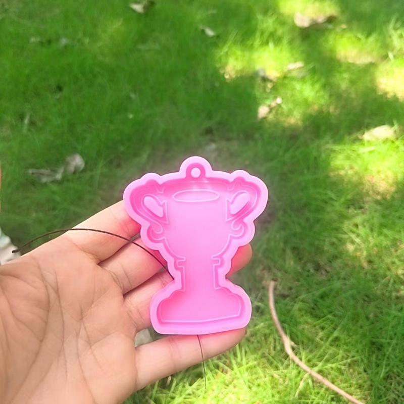 Resin Jewelry Molds,Keychain Resin Mold Trophies Silicone Mold for Resin Pendants Charm Keychain,Earrings,Jewelry Making