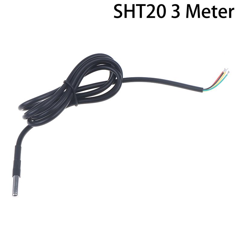1Pcs Waterproof Stainless Steel IIC Module Digital I2C Probe 1/2/3 Meters SHT20 SHT30 SHT40 Temperature And Humidity Sensor