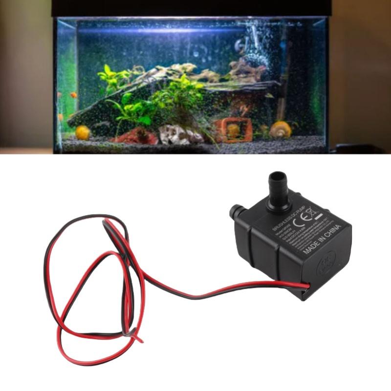 Submersible Water Pump 4.8W 300L/H 300cm Lift IP68 Water Resistant Micro DC12V Brushless Water Pump For Aquarium Fountain