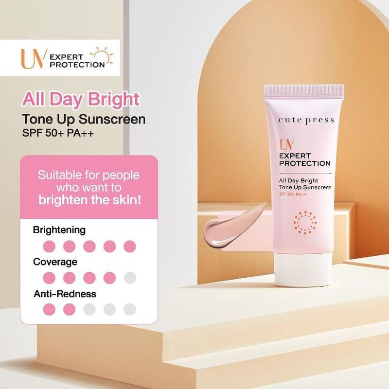 Cute Press - UV Expert Protection Tone Up Sonnencreme LSF 50+ PA++
