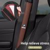 2025 Hot Car Seat Belt Shoulder Pad Extended Leather Safety Belt Protection Cover For BMW E90 E60 E46 E39 F30 F10 E87 X3 X4 X5 G