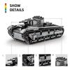 Non-Toxic 673Pcs Military German Nbfz Building Blocks World War Ii Heavy Tank Kit Model Panther Kids Toys Ww2 Bricks Gift Educational 4515
