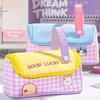 House-Shaped Pencil Pouch Large Capacity Stationery Storage Bag Durable Stationery Pouch  Gift