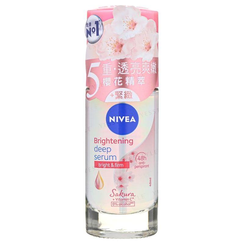 NIVEA - Brightening Deep Serum Sakura Roll On