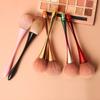Small Waist Loose Powder Brush Nail Dust Brush Contour Blush Brush Mushroom Head Makeup Brush Beauty Tool Electroplated Handle