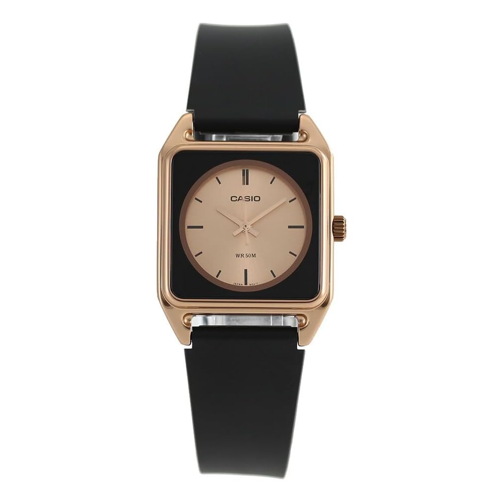 Casio MTP-B170-5E Square Men s Watch Pink Black Stainless Steel Analog