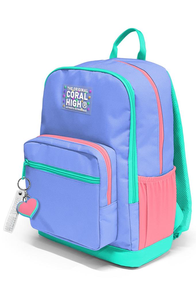 coral high Tiefblauer Schulrucksack 23641