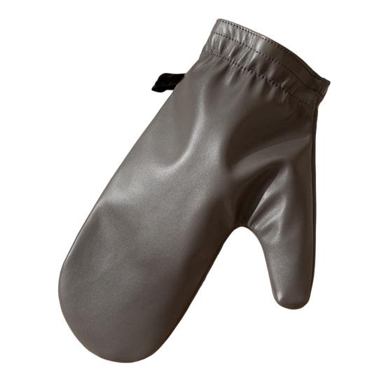 

Silk Massage Glove with Elastic Wristband Skin Renewal Circulation Boosting Glove Lymphatic Drainage Radiant Skin Care серый