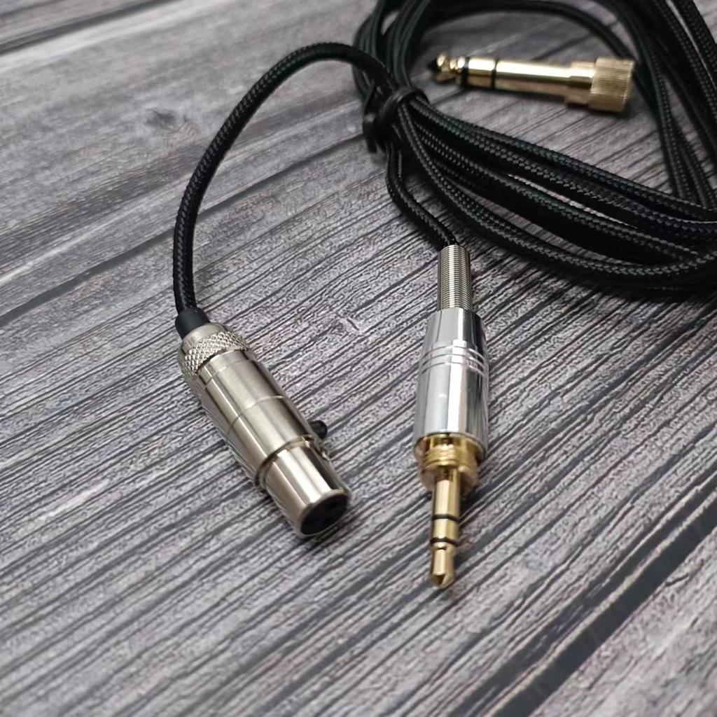 Versatile 3.5mm to MINI XLR3Pin Cable for K240/K240 MKII/K141/K171 Headphone for Stable and Clear Sound Quality