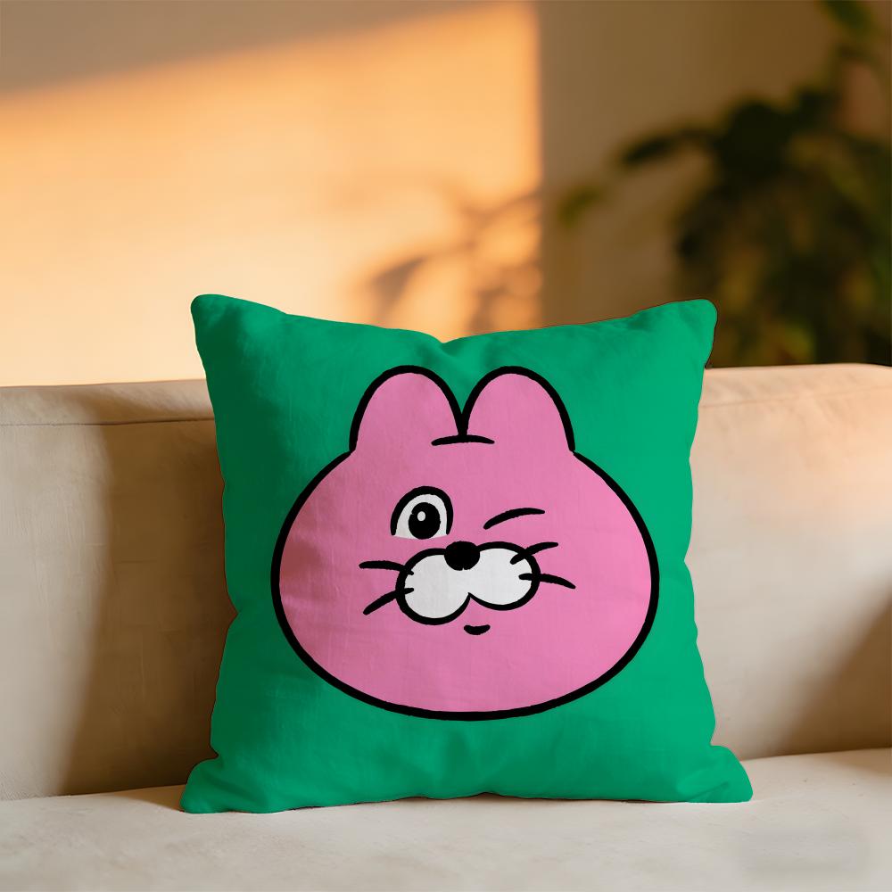 

Zizone Cat Cushion Cover Cozy Velvet Throw PillowSoft Warm Cushion For Sofa Bed 30x30 cm
