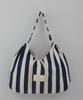 IULAI Stripe Hobo Bag Navy