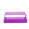 30 Holes Aluminium Disinfection Box Case Dental Bur Burs Block Holder Autoclavable Dentist Tool