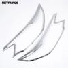 Head Light Lamp Cover Trim For Honda CRV CR-V 2012 2013 2014 Chrome Headlight Headlamp Frame Protector Accessories Car Styling