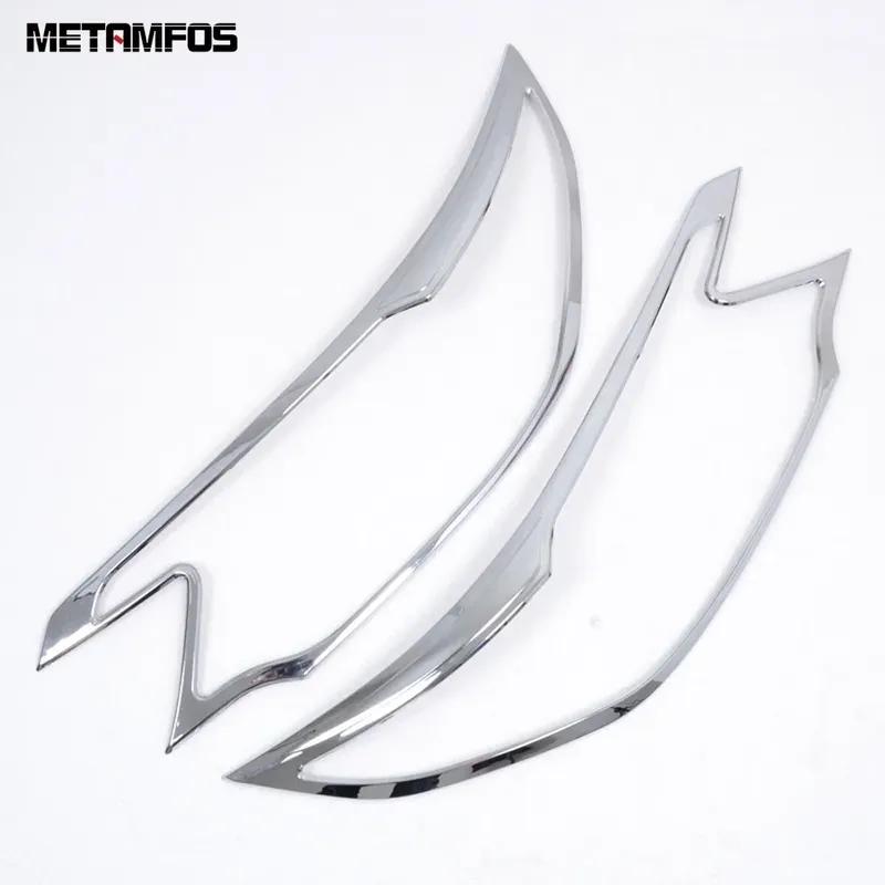 Head Light Lamp Cover Trim For Honda CRV CR-V 2012 2013 2014 Chrome Headlight Headlamp Frame Protector Accessories Car Styling