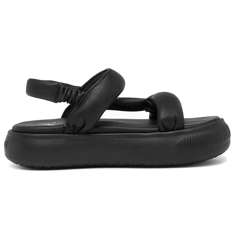 PUMA Women's Black Suede Mayu Nimbus Sandals 383379-02