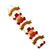 Christmas Tree Hanging Ornament Fabric Santa Deer Hanging Decorations For Wall A0KF