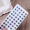 1 to 200 Number Stickers Self-Adhesive Round Number Labels Inventory Stickers Decal for Indoor Outdoor Storage Boxes