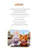 Judy and Nick Plush Doll Set – Cute Animal City Sitting Pose, Perfect Birthday Gift for Kids