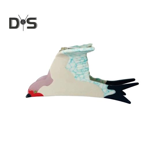 Kvinners Hårklype Duevinge Design Bakhode Hårklemme Lett Komfortabel Sklisikre Tenner Hårstylingsklemme