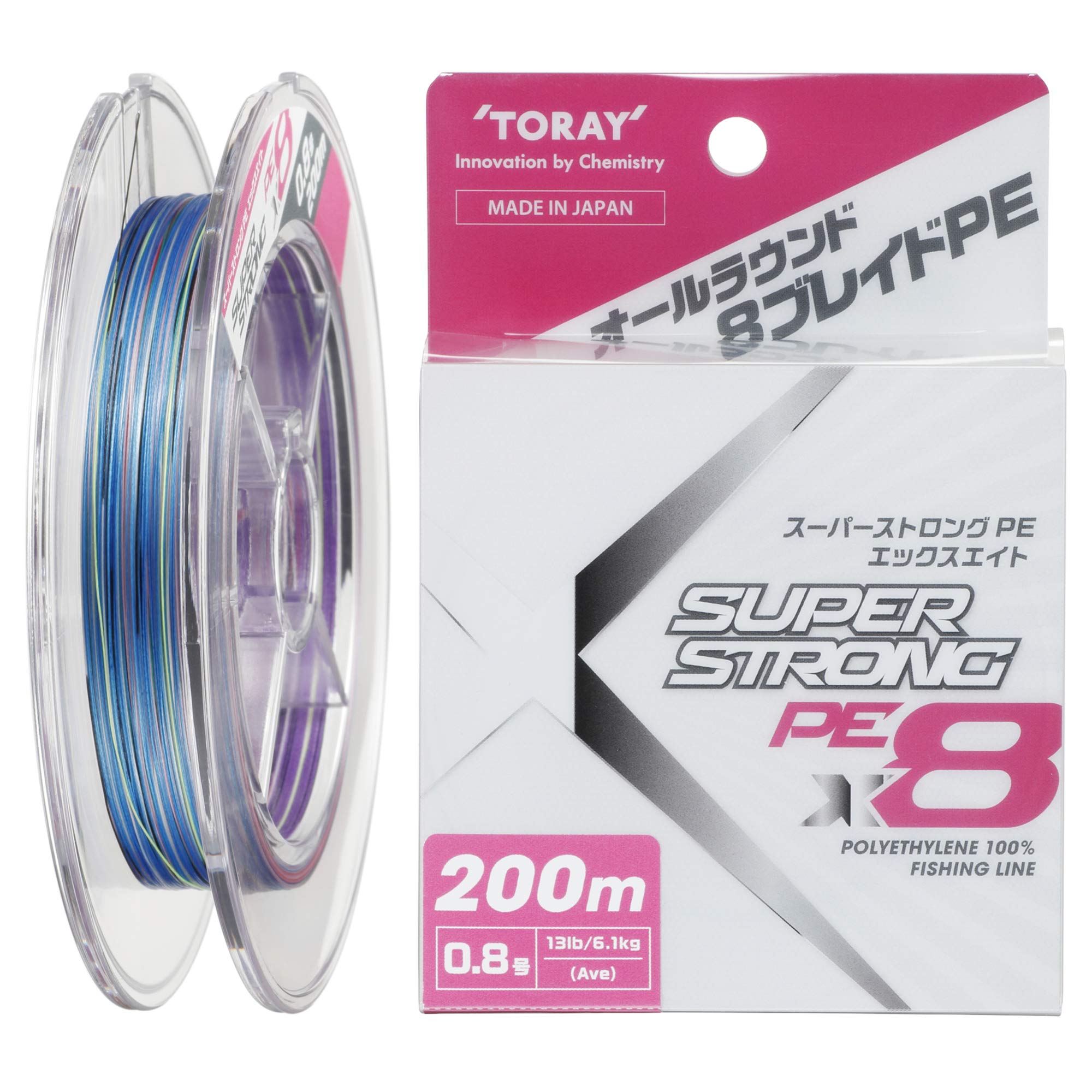 Toray Super Strong PE X8 Line 200m 0.8