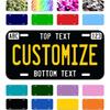 Custom 2D Flat License Plate 12x6 Inch, Personalized Car Tag with Photo, Text, Logo, Lightweight Thickened, 4 Pre-Cut Holes