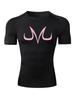 2D printed T-shirt men's summer two-piece sportswear running T-shirt elastic quick-drying sports top sports fitness shirt men's
