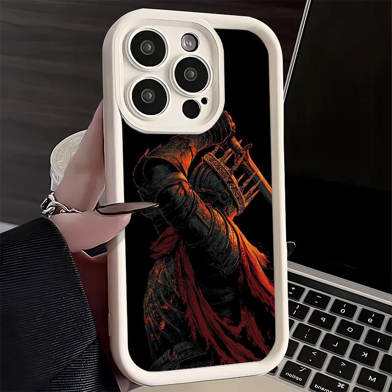 Phone Case for iPhone 17 Air 16E 15 16 Pro Max D-Dark S-Souls Game Cover 14 Plus 13 12 Mini Soft Shell Silicone Fundas