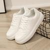 Board shoes men's spring leather surface breathable sports and leisure men's shoes youth trend versatile thick sole small white tide brand light