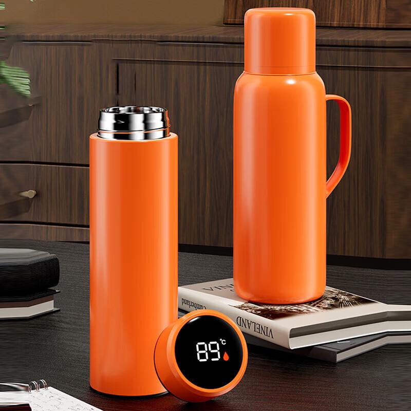 Smart LED Thermos & Tea Infuser Gift Set