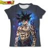 Dragon Ball Z Graphic Print T-Shirt 100% Cotton Soft Breathable Elastic Comfortable for Fans and Daily Wear