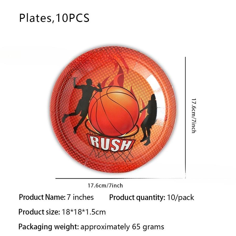 Basketball NBA Saison Party Tischgeschirr Fan Geburtstagsszene Dekoration Pappteller Servietten Tischdecke NBA