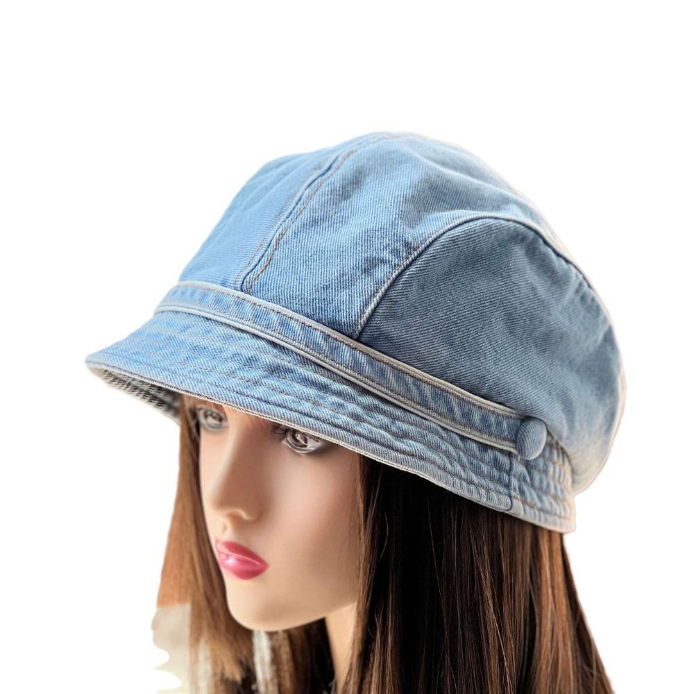 Show small facial features Fisherman hat Retro style Stack Cap New Bucket Hat
