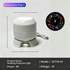 360° Rotating Starry Ocean Projection Night Light Dynamic Projector Decorative Lamp Ocean-Themed Projection Light Festival Gift
