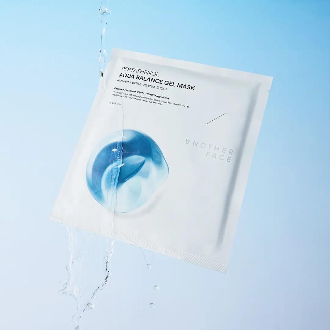 Another Face Hydrogel Mask Pack 4pcs – Peptatenol / Niacition Gel Mask Peptatenol Hydro Gel Mask 4pcs