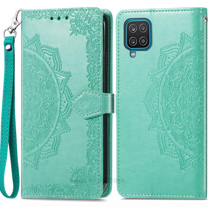 SamsungA12 Case For Samsung Galaxy A12 Wallet Leather Flip Phone Case For Samsung A12 A 12 Case Protective Cover Coque Fundas