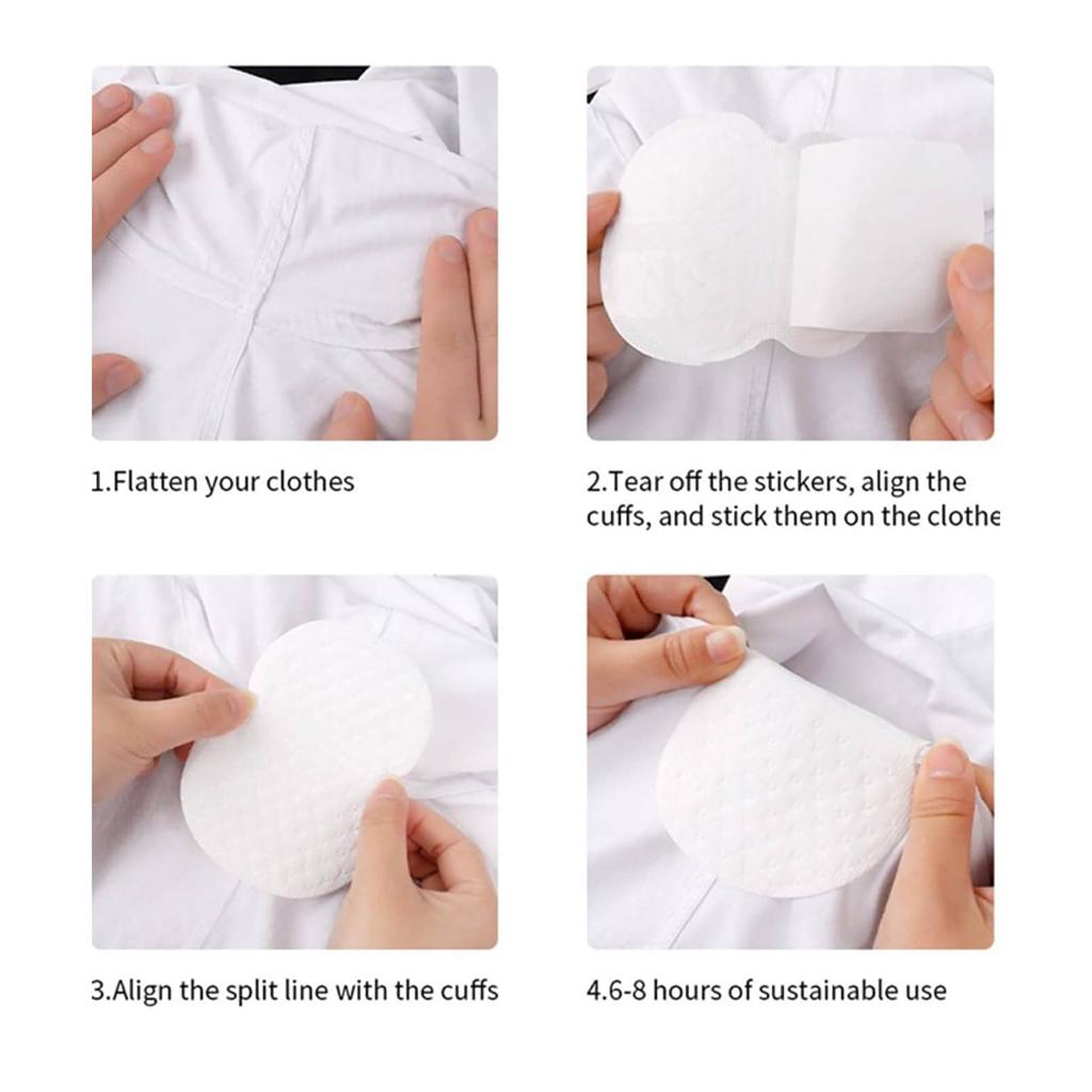 70pcs - Disposable Underarm Sweat Pads, Ultra-thin, Not Easily Visible, Comfortable, Sticky, Highly Absorbent, Odor Proof Patch
