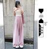 Douyin Quality Women's Summer 2025 Ice Silk Wide-Leg Pants - Casual & Thin Style