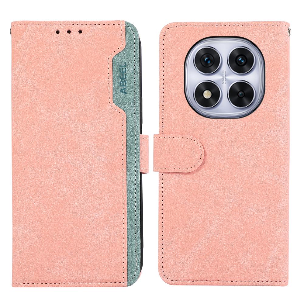 

ABEEL For Xiaomi Redmi Note 14 Pro 5G/Poco X7 5G Case Color Splicing Leather Flip Phone Cover RFID Blocking C
