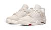 Nike Air Jordan 4 Sail Canvas Sneakers Beige