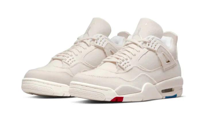 Nike Air Jordan 4 Sail Canvas Sneakers Beige