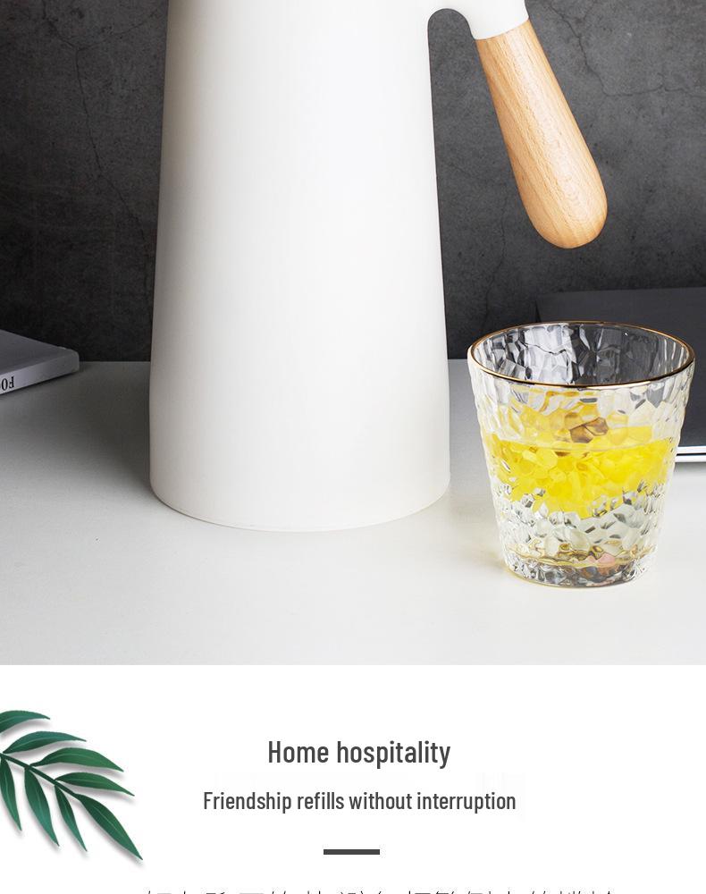 Thermos Glass Liner Insulated Water Bottle for Home, Student Dormitory & Coffee Use