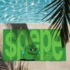 Meme P-Pepe the Frog Towel Quick Drying Beach Towels Are Suitable For Swimming Pools Camping Yoga And The Gym